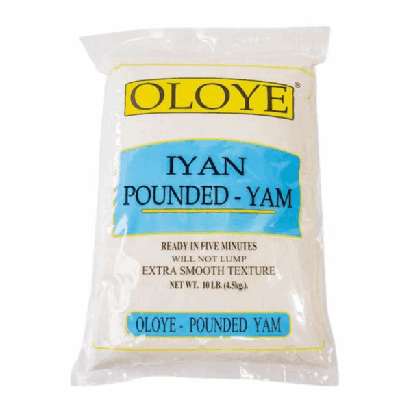 Oloye Pounded Yam 10lb 4kg